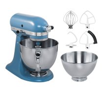 KitchenAid Artisan 5KSM175PSEVB virtuves kombains, 300W, 4,8 l bļoda, 10 uzgaļi, vintage zila