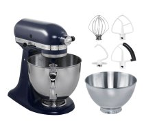 KitchenAid Artisan 5KSM175PSEIB virtuves kombains, 300W, 4,8 l bļoda, 10 uzgaļi, tintes zila