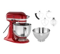 KitchenAid Artisan 5KSM175PSECA virtuves kombains, 300W, 4,8 l bļoda, 10 uzgaļi, Candy Apple sarkana