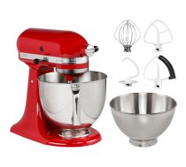 KitchenAid Artisan 5KSM175PSEER virtuves kombains, 300W, 4,8 l bļoda, 10 uzgaļi, imperijas sarkana