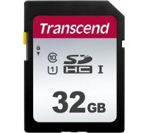 Transcend 32GB SDHC Class 10 UHS-I U1 atmiņas karte (R 100MB/s W 20MB/s)