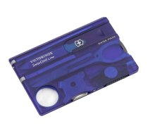 Victorinox SWISSCARD LITE zils caurspīdīgs