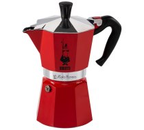 Bialetti Moka Express 6TZ sarkana kafijas kafijas krūze