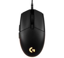 Logitech G203 white, 8000 DPI, Optiskā pele, ar vadu, Gaming, RGB