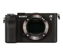 Sony Alpha 7C Pilna Kadra Kompaktā Bezspoguļa Kamera, 24.2MP, 3" Ekrāns, 4K Video, Tikai Korpuss, Melna