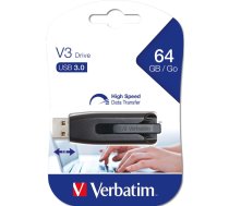 Verbatim Store n Go V3 USB 3.0 / pelēks 64GB