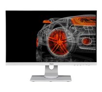 Iiyama ProLite XUB2492HSU-W1 Ofisa monitors, 23.8 collas, Full HD 1920x1080 izšķirtspēja, 75Hz, IPS panelis, balts