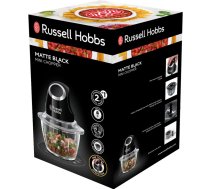 Russell Hobbs 24662-56 Mini Chopper gaļas un dārzeņu smalcinātājs, 500W, matēti melns