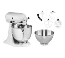 KitchenAid Artisan 5KSM175PSEWH virtuves kombains, 300W, 4,8 l bļoda, 10 uzgaļi, balta