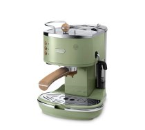 DeLonghi ECOV311.GR Icona Vintage espresso automāts, 15 bar, manuāla vadība, zaļš