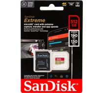 SanDisk microSDXC 512GB Extreme A2 A2 C10 V30 UHS-I U3