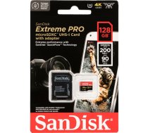 SanDisk microSDXC 128GB Extreme Pro A2 A2 C10 V30 UHS-I U3