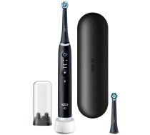 Oral-B iO Series 6 elektriskā zobu birste, Black Lava + ceļojuma futrālis, 6 tīrīšanas režīmi