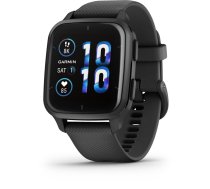 Garmin Venu Sq 2 viedpulkstenis ar mūziku, 40mm, Melns/Šīfera, AMOLED, 11 dienu akumulators