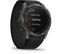 Garmin Enduro 2 multisporta pulkstenis, 51mm, melns/pelēks, ar saules uzlādi, 34+ dienu akumulators