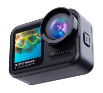 GoXtreme Black Manta sporta kamera, 4K, 16 MP, 2 collu ekrāns, ūdensizturīga līdz 40m, pelēkzila