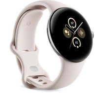 Google Pixel Watch 2 WiFi viedpulkstenis, 41mm, Sudraba/Balts, Wear OS, 24h akumulators