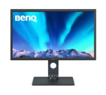 BenQ SW321C Grafiskais monitors, 32 collas, 4K UHD 3840x2160 izšķirtspēja, 60Hz, IPS panelis, 99% AdobeRGB, melns