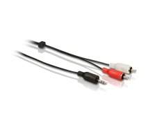 Philips 1,5 m Stereo Y Kabelis (3,5 mm M - 2 RCA M)