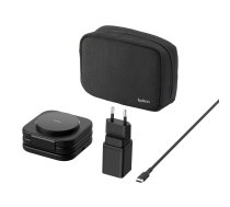 Belkin Boost Charge PRO Qi2 3in1 magn. lokans ceļojuma lādētājs WIZ024vfBK