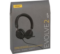Jabra Evolve2 40 SE MS Stereo Headset melns USB-C