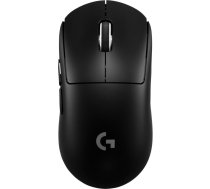 Logitech G PRO X SUPERLIGHT 2 Pele - Spēles - Bezvadu - Melna