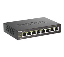 D-Link DGS-1008P/E 8 portu Layer2 PoE+ Gigabit Switch