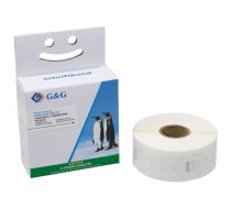G&G Etiķetes 25mm x 54mm melns-balts Saderīgs ar Dymo 11352/ s0722520