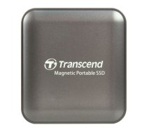 Transcend Pārnēsājams SSD 1TB Magnētisks R/W 2000/2000 Dzelzs pelēks