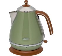 DeLonghi KBOV 2001 GR Icona Vintage elektriskā tējkanna, zaļa, 1.7L, 2000W