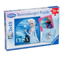 Ravensburger Elsa, Anna & Olaf 3 X 49 gab. puzle Disney Frozen
