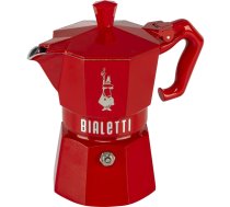 Bialetti MOKA EXCLUSIVE 3TZ kafijas kanna red