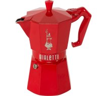 Bialetti MOKA EXCLUSIVE 6TZ, sarkanā