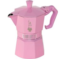 Bialetti MOKA EXCLUSIVE 3TZ rozā kafijas kanna