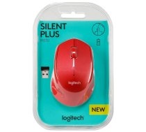 Logitech M330 Silent Plus sarkans