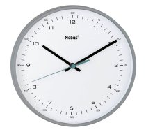 Mebus 16289 Quartz Clock kvarca sienas pulkstenis pelēks