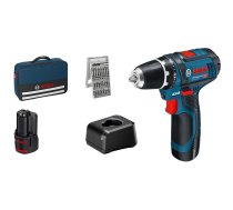 Bosch GSR 12V-15 Professional akumulatoru skrūvgriezis-urbis
