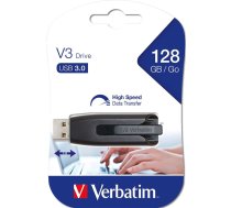 Verbatim Store n Go V3 128GB USB 3.0 Pelēks 49189