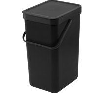 Brabantia Sort & Go 16L atkritumu tvertne, tumši pelēka
