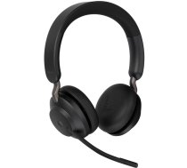 Jabra Evolve2 65 MS Stereo Bezvadu Bluetooth USB-A Austiņas ar Mikrofonu, Melnas
