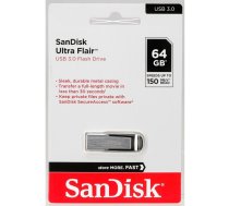 SanDisk Cruzer Ultra Flair 64GB USB 3.0 150MB/s SDCZ73-064G-G46 zibatmiņa