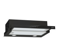 Gorenje TH64E4BG plakanais tvaika nosūcējs, 60cm, 700m³/h jauda, LED apgaismojums, melna