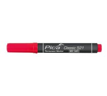 Pica Permanentais marķieris 2-6mm, ķīļveida uzgalis, sarkans