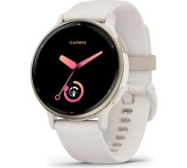 Garmin vivoactive 5 viedpulkstenis, 45mm, ziloņkaula/zeltains, AMOLED, 11+ dienu akumulators