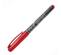Pica permanenta pildspalva M, 1,0mm, sarkana