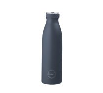 AYA&IDA nerūsējošā tērauda pudele 'Navy Blue' - 500 ml
