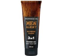 Dermacol Men Agent Extreme Clean 3in1 Shower Gel 250ml 8590031105901