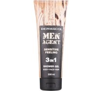 Dermacol Men Agent Sensitive Feeling 3in1 Shower Gel 250ml 8590031105963