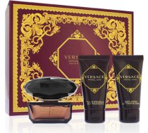 Versace Crystal Noir EDT 50 ml + body lotion 50 ml + shower gel 50 ml gift set 8011003837205