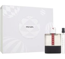 Prada Luna Rossa Carbon Gift Set EDT 100 ml and miniature EDT 10 ml 3614274347371